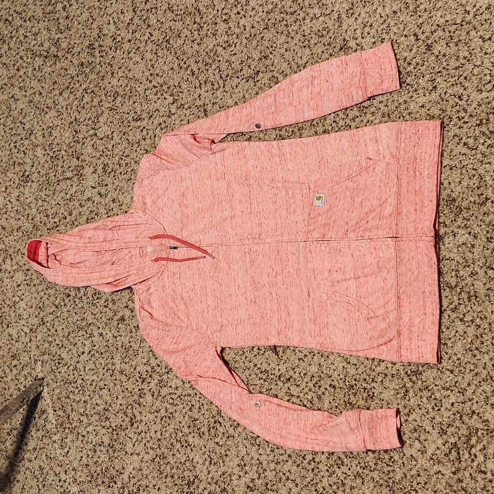 Carhartt Woman's Rollup Sleeve Zipup Hoodie
